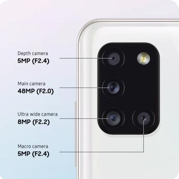 گوشی موبایل سامسونگ مدل Galaxy A31 SM-A315F/DS دو سیم کارت ظرفیت 128 سفید