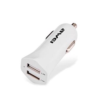 شارژر فندکي ماشين اوي Awei C-300 ا Awei C-300 Quick Charging Car Charger for Mobile Phone