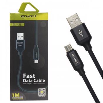 کابل شارژر ميکرو Micro USB برند Awei مدل Cl-81